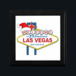 Welcome to Fabulous Las Vegas Christmas Gift Box<br><div class="desc">Welcome to Las Vegas Santa Hat design</div>