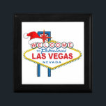 Welcome to Fabulous Las Vegas Christmas Gift Box<br><div class="desc">Welcome to Las Vegas Santa Hat design</div>