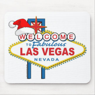 Welcome to Fabulous Las Vegas Christmas Mouse Pad