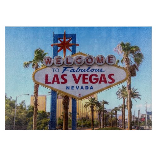 Welcome To Fabulous Las Vegas Door Mat  Cutting Board