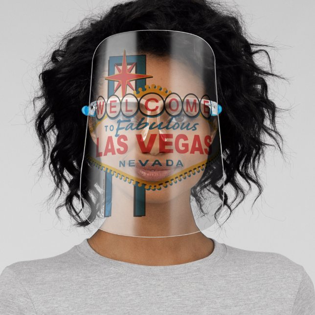 Welcome to Fabulous Las Vegas Face Shield (Insitu)