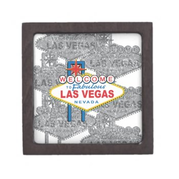 Welcome To Fabulous Las Vegas Gift Box by Incatneato at Zazzle