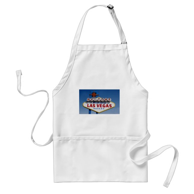 Welcome To Fabulous Las Vegas Historic Sign Adult Apron (Front)