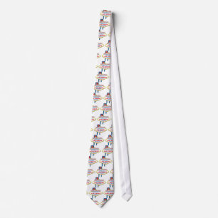 Welcome to Fabulous Las Vegas Honeymoon Neck Tie