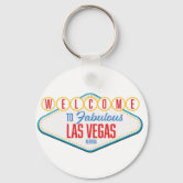 Las Vegas Welcome Sign Keychain-Set of 6