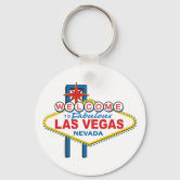 Las Vegas Welcome Sign Keychain-Set of 6