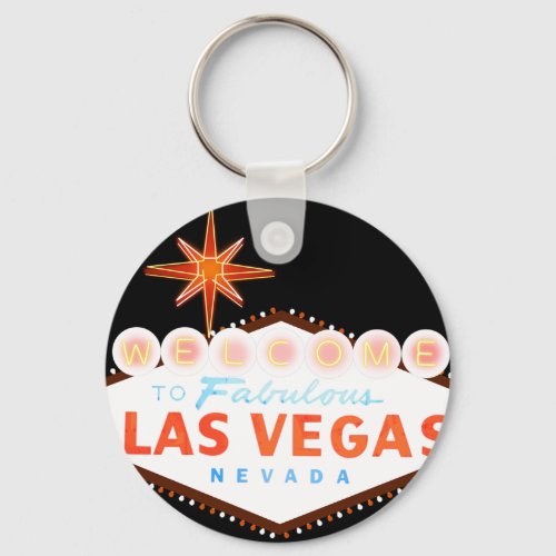 Welcome To Fabulous Las Vegas Keychain
