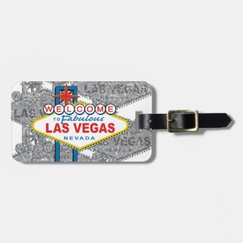 Welcome To Fabulous Las Vegas Luggage Tag by Incatneato at Zazzle