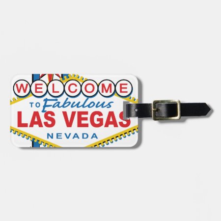 Welcome To Fabulous Las Vegas Luggage Tag