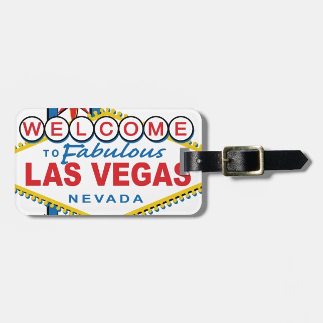 Welcome to Fabulous Las Vegas Luggage Tag (Front Horizontal)