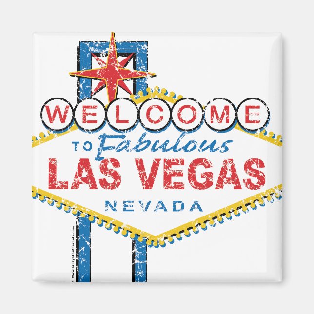 Welcome to Fabulous Las Vegas Magnet (Front)