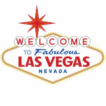 Welcome To Fabulous Las Vegas  Nevada Cutout by worldofsigns at Zazzle