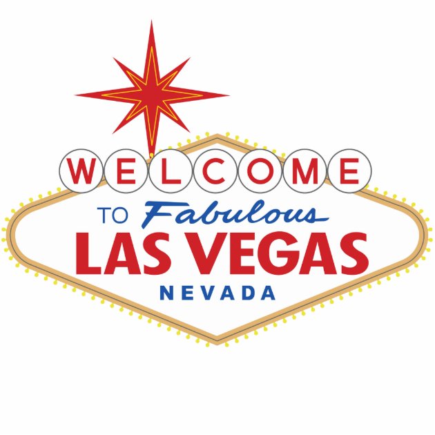 Welcome to Fabulous Las Vegas, Nevada Cutout | Zazzle