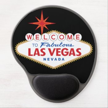 Welcome To Fabulous Las Vegas  Nevada Gel Mouse Pad by worldofsigns at Zazzle