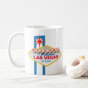 "Welcome to fabulous Las Vegas Nevada" iconic sign Coffee Mug
