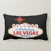 Las Vegas Sign Throw Pillow for Sale by johnnycdesigns
