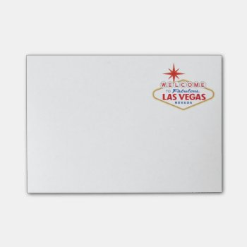 Welcome To Fabulous Las Vegas  Nevada Post-it Notes by worldofsigns at Zazzle