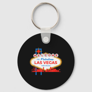 Welcome to Fabulous Las Vegas Nevada Sign Iconic Keychain