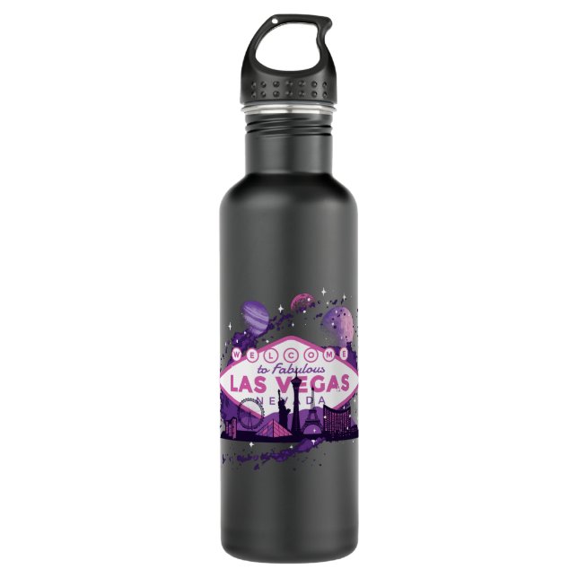 Welcome to fabulous Las Vegas Nevada Stainless Steel Water Bottle (Front)