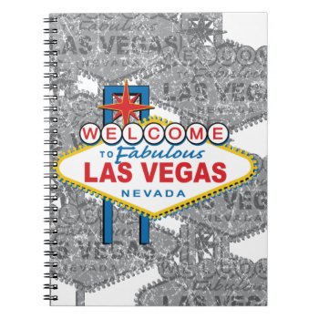 Welcome To Fabulous Las Vegas Notebook by Incatneato at Zazzle