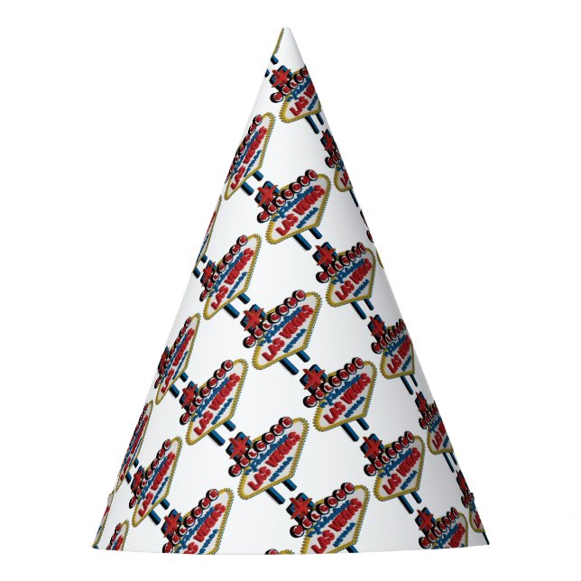 Welcome to Fabulous Las Vegas Party Hat (Front)