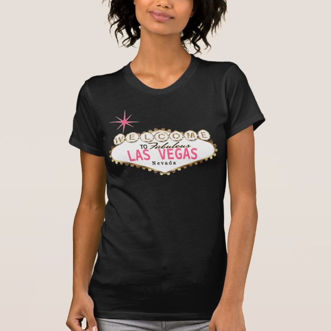 Welcome to Fabulous Las Vegas - Pink T-Shirt (Front)