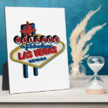 Welcome to Fabulous Las Vegas Plaque<br><div class="desc">Retro Welcome Las Vegas Sign</div>