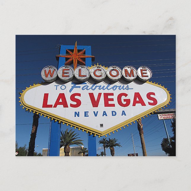 Welcome to Fabulous Las Vegas Postcard (Front)