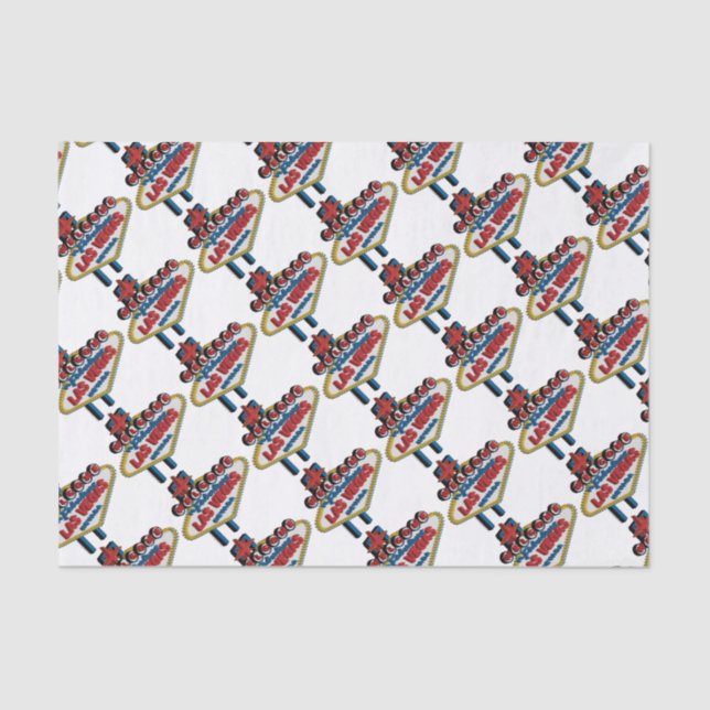 Welcome to Fabulous Las Vegas Tissue Paper (Front)