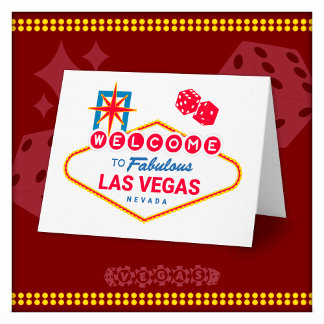 Welcome To Fabulous Las Vegas Trip Las Vegas Sign Card