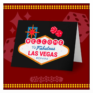 Welcome To Fabulous Las Vegas Trip Las Vegas Sign Card