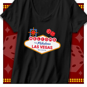 Welcome To Fabulous Las Vegas Trip Las Vegas Sign T-Shirt