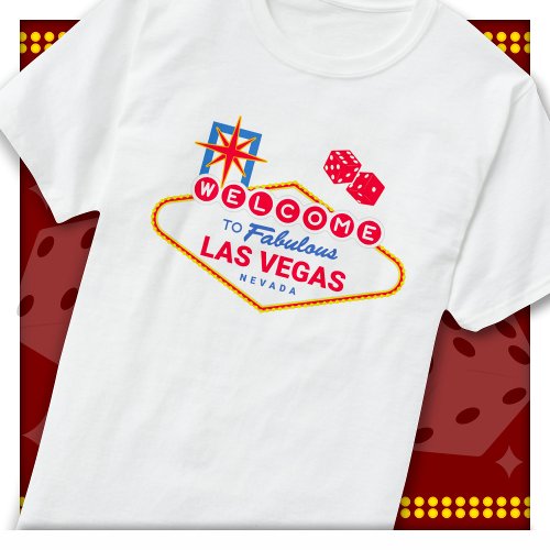 Welcome To Fabulous Las Vegas Trip Las Vegas Sign T_Shirt