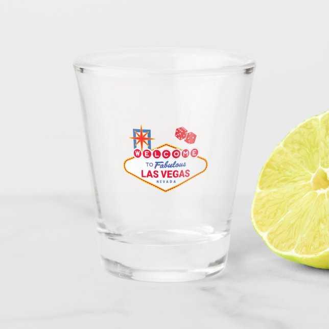 Welcome To Fabulous Las Vegas - Vegas Trip Shot Glass (Front)