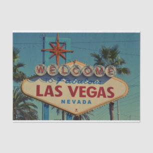 Welcome to Fabulous Las Vegas Vintage Sign Tissue Paper