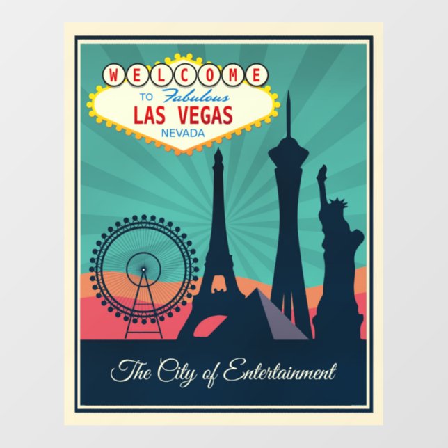 Welcome to Fabulous Las Vegas Wall Decal (Front)