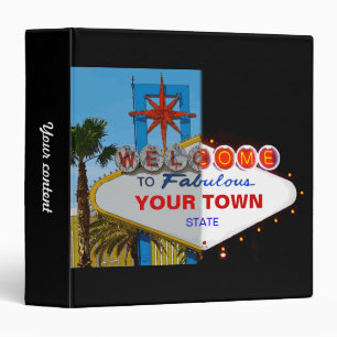 Welcome to Fabulous Your Town! 3 Ring Binder