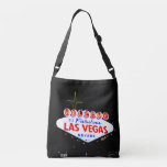 Welcome to Fabuous Las Vegas Nevada Sin City Crossbody Bag<br><div class="desc">Welcome to Fabulous Las Vegas Nevada neon sign.  This make a great gift for anyone headed to sin city or as a memory from a trip you took there.  

You can customize and personalize this by adding text in the font and style you choose.</div>
