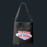 Welcome to Fabuous Las Vegas Nevada Sin City Crossbody Bag<br><div class="desc">Welcome to Fabulous Las Vegas Nevada neon sign.  This make a great gift for anyone headed to sin city or as a memory from a trip you took there.  

You can customize and personalize this by adding text in the font and style you choose.</div>