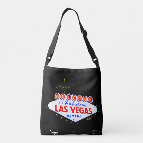 Welcome to Fabuous Las Vegas Nevada Sin City Crossbody Bag