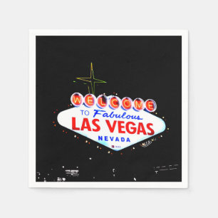 Welcome to Fabuous Las Vegas Nevada Sin City Napkins