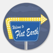 Welcome to Flat Earth Sticker