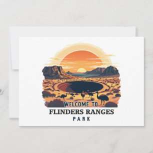 Welcome to Flinders Ranges National Australian Invitation