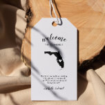 Welcome to Florida | Calligraphy Wedding Gift Tags<br><div class="desc">Share a welcome message for your wedding in Florida SUNSHINE STATE!!! Personalize the tags with the location of your wedding, a short welcome note, your names, and wedding date. These tags are perfect for destination weddings and hotel guest welcome bags. For custom request (change color, font... any request for free)...</div>