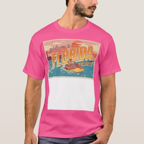 Welcome to Florida retro vintage T_Shirt