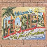Welcome To Florida Vintage Style Doormat at Zazzle