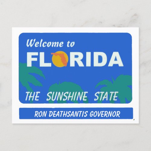 Welcome To Florida Your Text Postcard