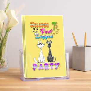 Welcome To Four Legged Party Brochure