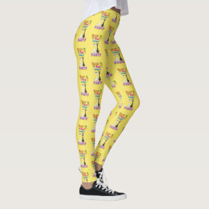 Welcome To Four Legged Party Leggings