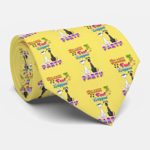 Welcome To Four Legged Party Neck Tie